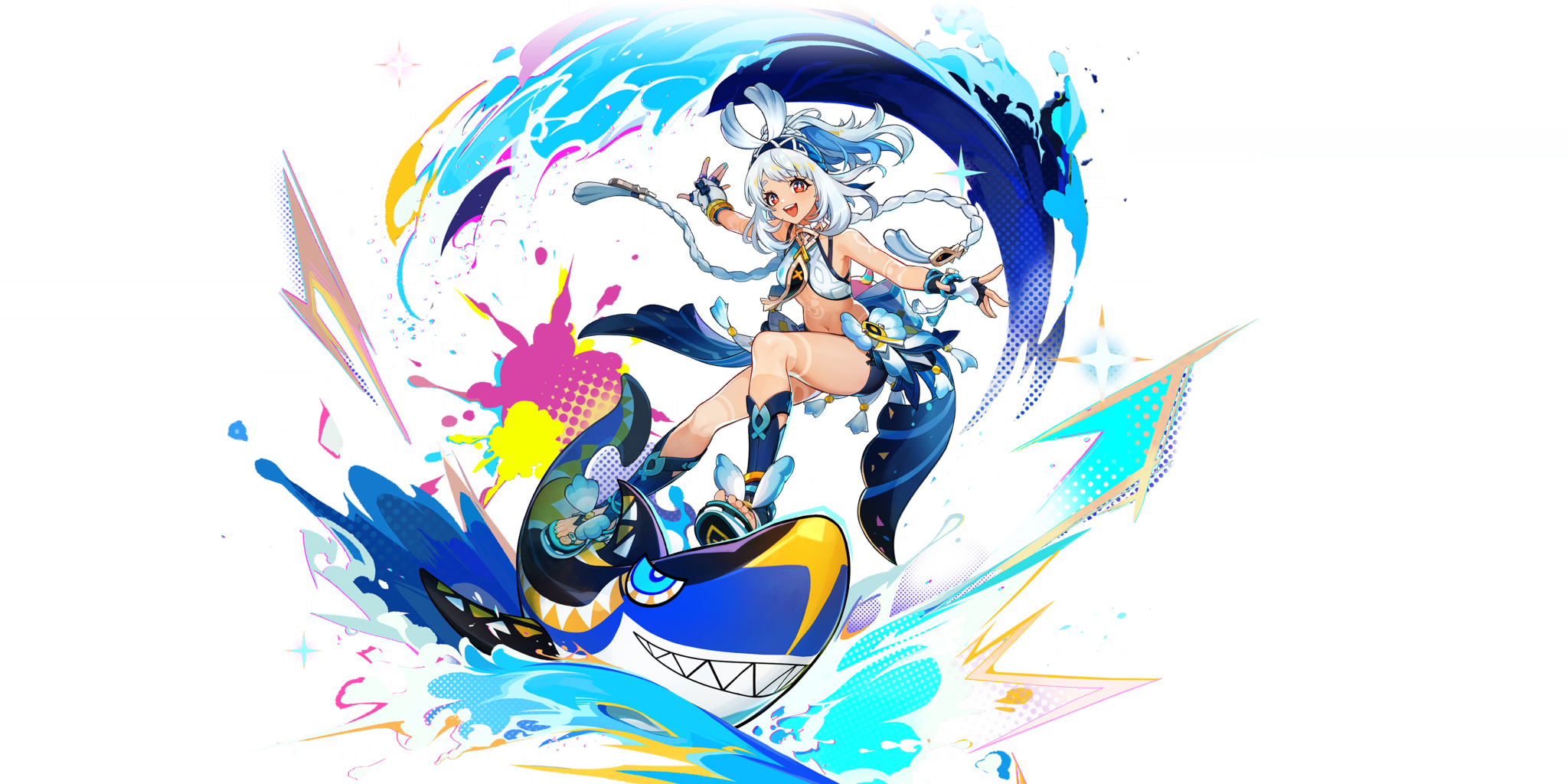 熱い波、踊る魚と月の貝