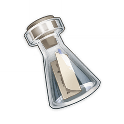 Дрейфующая бутылка с письмом