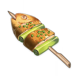 Жареная рыба-тигр