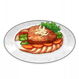 Тушёное мясо с яблоками