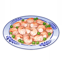 Обжаренные креветки