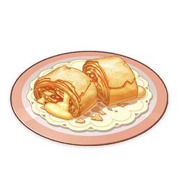 Яблочный рулет