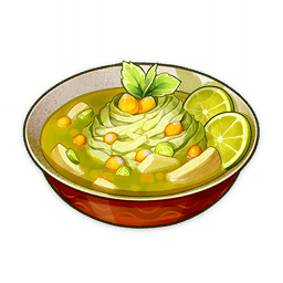 Мясной суп со злакофруктом