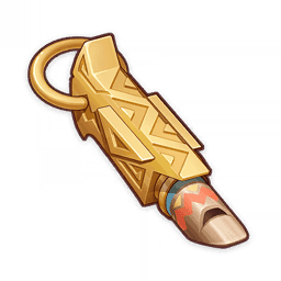 Золотой свисток коронованного заврианами воина