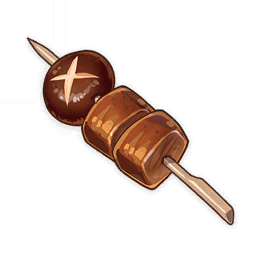 Куриный шашлычок с грибами