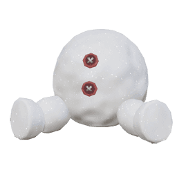 Туловище снеговика: Мило сидит