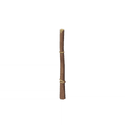 Высокий деревянный шест