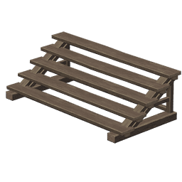 Обычная деревянная лестница