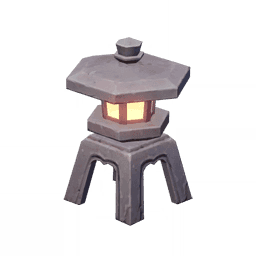 Каменный фонарный столб: Неподвижный светильник