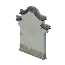 Фронтонная стена в долине: Укрытие от дождя