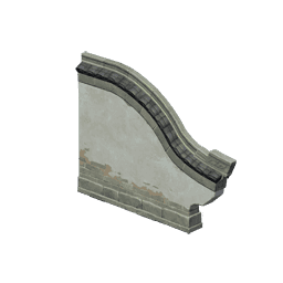 Каменная стена в долине: Цветы и ивы