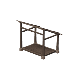 Простой навес из отоги