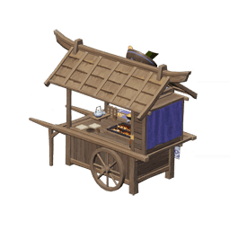 Павильончик с рамэном из древесины отоги