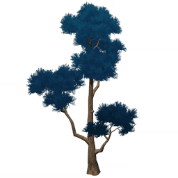 Синий растрёпа