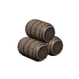 Реплика древних бочек из отоги