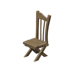 Стул из древесины мальвы: Раскладной