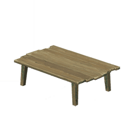 Длинный стол из древесины мальвы: Вырезанные воспоминания