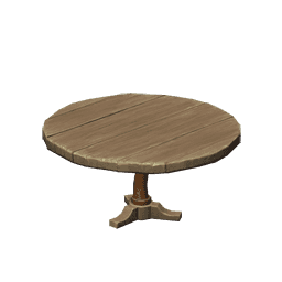 Круглый стол из древесины мальвы: Застолье