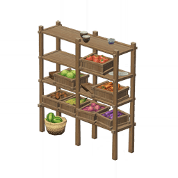 Кухонная полка из ароматного кедра