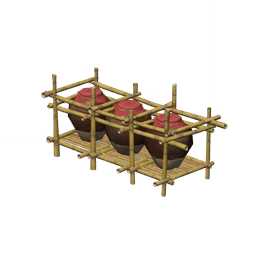 Кувшин для вина в бамбуке: Духи в ожидании луны