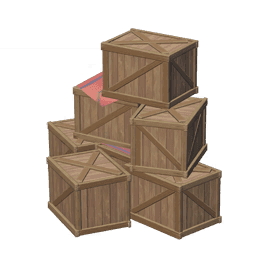 Груда ящиков из пихты
