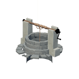 Прочный каменный колодец