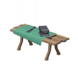 Тяжёлый ковочный стол из пихты