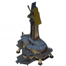 База с ветряком «Клац-клац-клац»