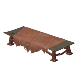 Ржавый железный верстак