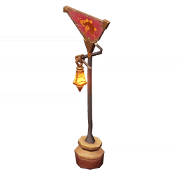Уличный фонарь из древесины взрывопламенного дерева «Танцор»