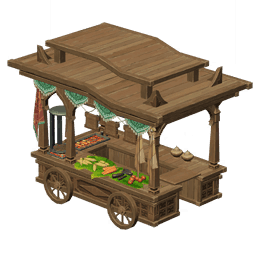 Шашлычная из сияющей древесины