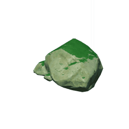 Осыпавшийся замшелый камень