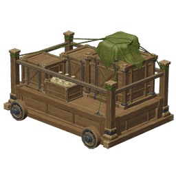 Портовая повозка из композитной древесины