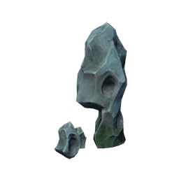 Причудливые росистые камни