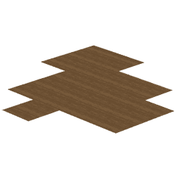 Коричневый пол из клёна