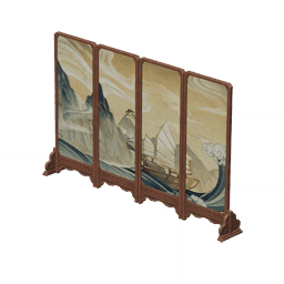 Складная ширма из сосны: Развевающиеся паруса
