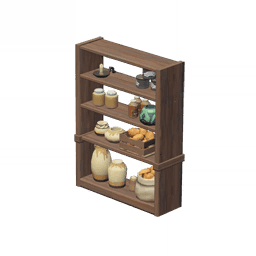 Открытая полка из пихты