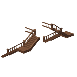 Угловая лестница из пихты