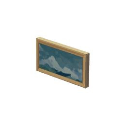 Пейзажная живопись: Далёкие облака