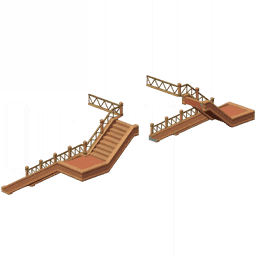 Фактурная лестница высокой башни