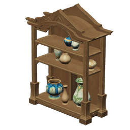 Шкаф для керамики из тамариска