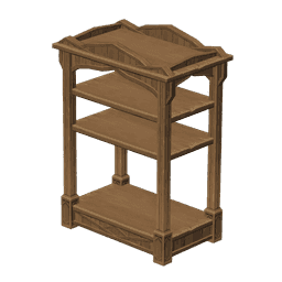 Полка из сияющей древесины