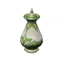 Расписная ваза: Зелёная лоза