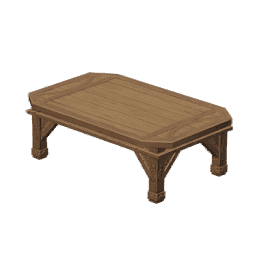 Длинный стол из древесины адхигамы