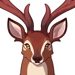 Бурый олень