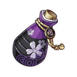 Krug mit dunkelroten Blumen