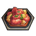 Летучая актиния во фритюре