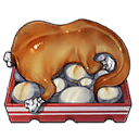 Печённая на камнях саламандра