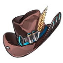 Фетровая шляпа стрелка с колоском пшеницы