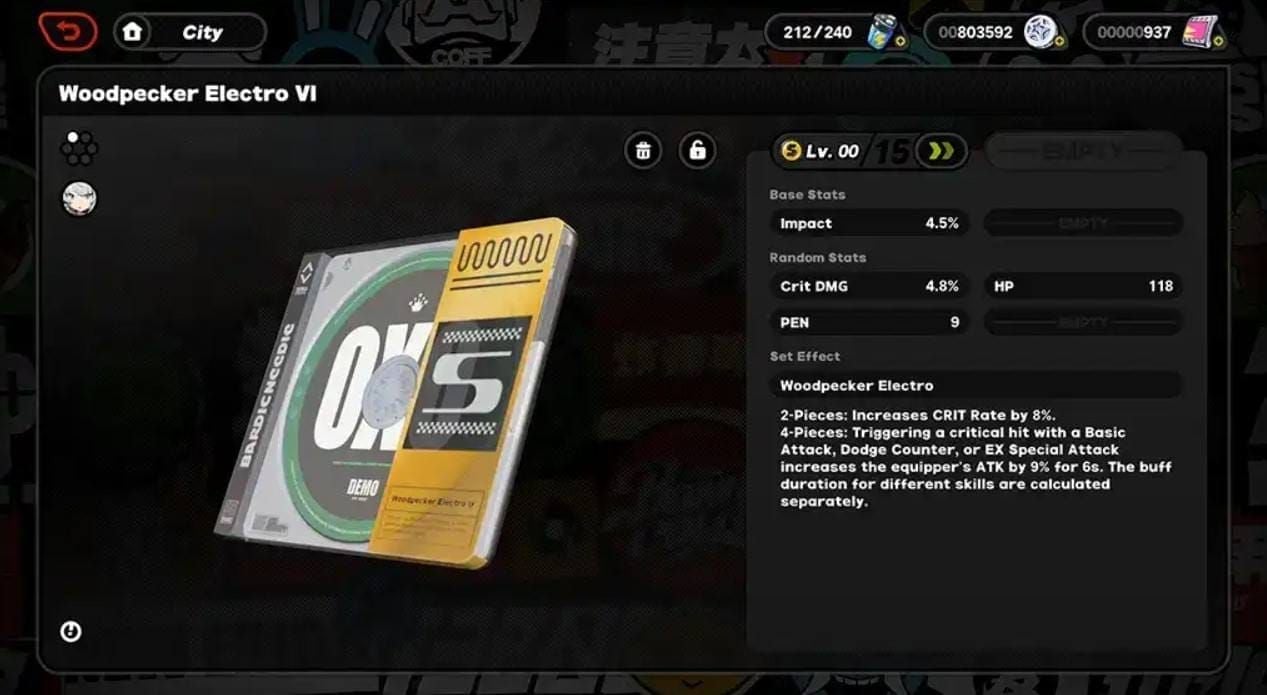 젠레스 존 제로 역할군별 드라이브 디스크 4, 5, 6번 핵심 주옵션 세팅 예시